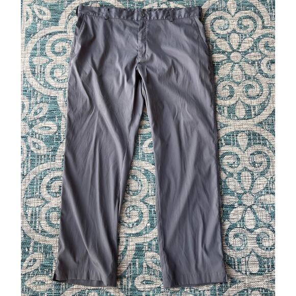 Nike Golf‎ Dri-FIT Men's Gray Flat Front Golf Pants - Size 40x32 - Picture 2 of 10